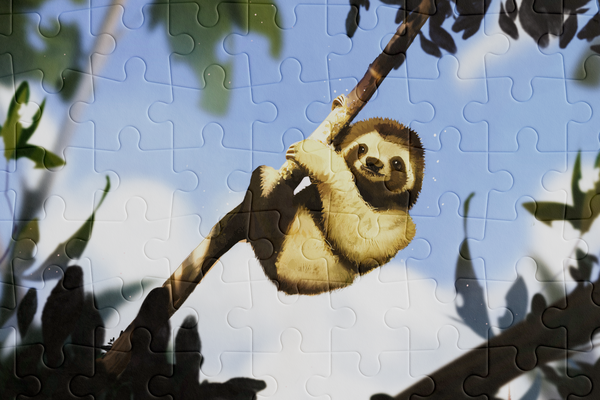 피그미세발가락나무늘보 퍼즐 (사진 WWF)/뉴스펭귄
