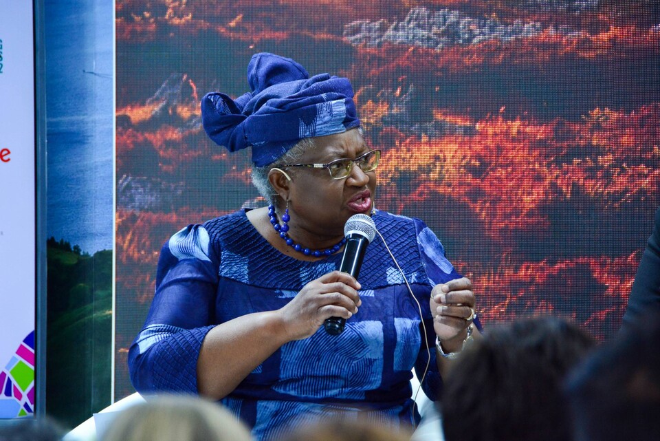 COP27 연설하는 미아 모틀리 총리 (사진 Mia Mottley 트위터)/뉴스펭귄