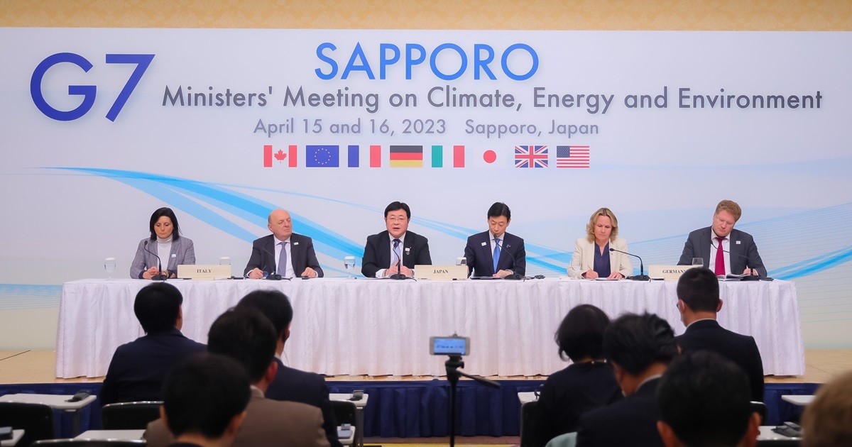4월 15일부터 16일까지 진행된 G7 기후와 에너지, 환경정책에 관한 회의 (사진 일본 환경성 페이스북)/뉴스펭귄