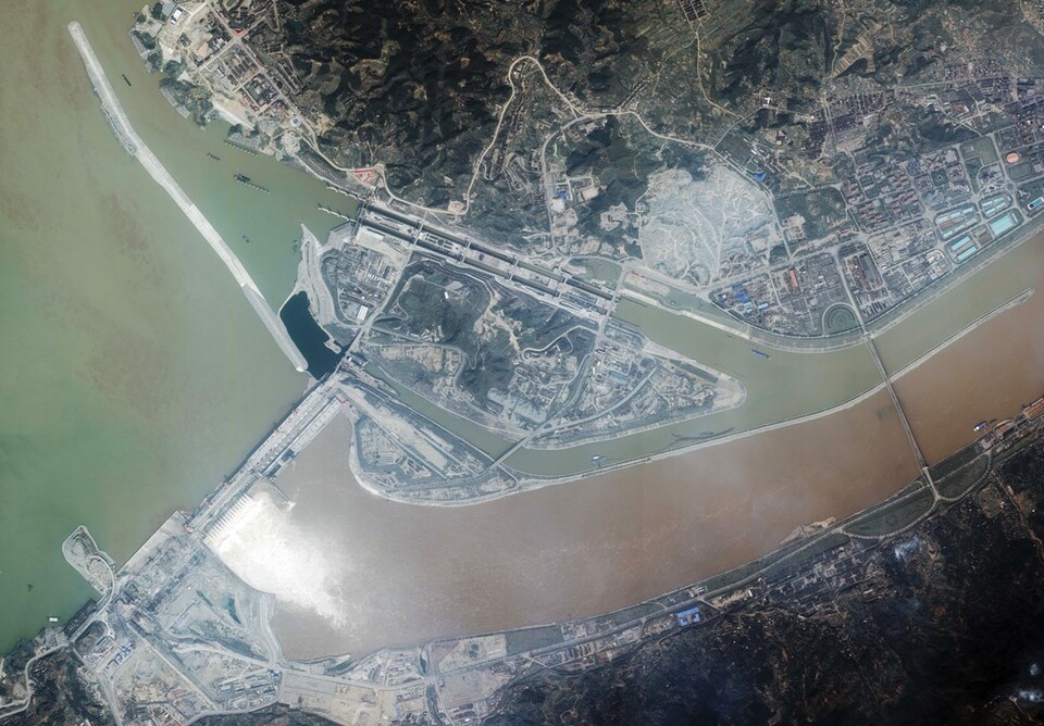 중국 양쯔강 수력발전소 (사진 클립아트코리아)/뉴스펭귄