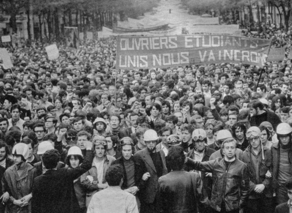 1968년 5월 프랑스 파리 학생운동. (사진 rs21 공식홈페이지)/뉴스펭귄