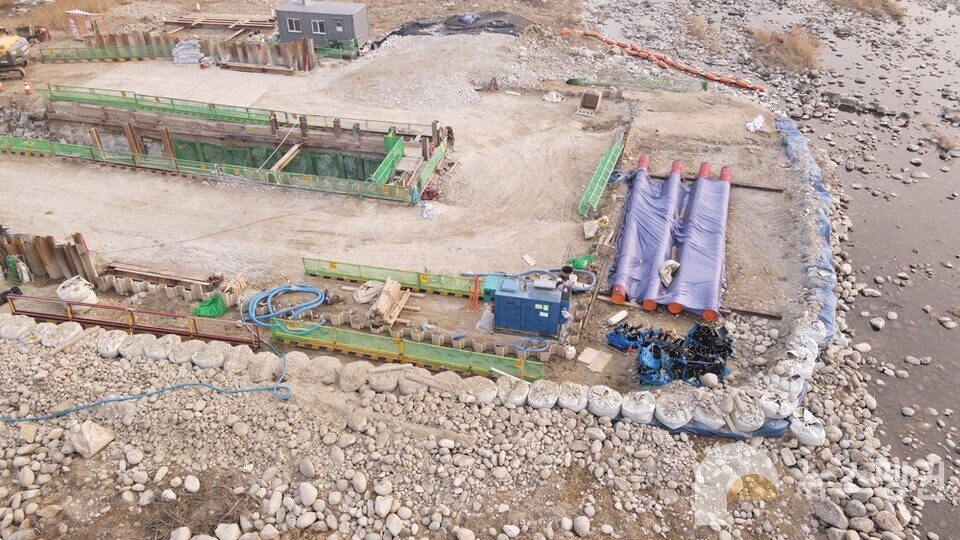 가스관 설치 공사 현장. (사진 수달친구들 최상두 대표)/뉴스펭귄