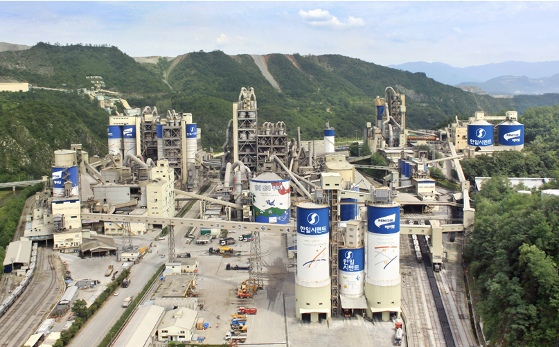 한일시멘트 단양공장 전경(사진 한일시멘트 홈페이지)