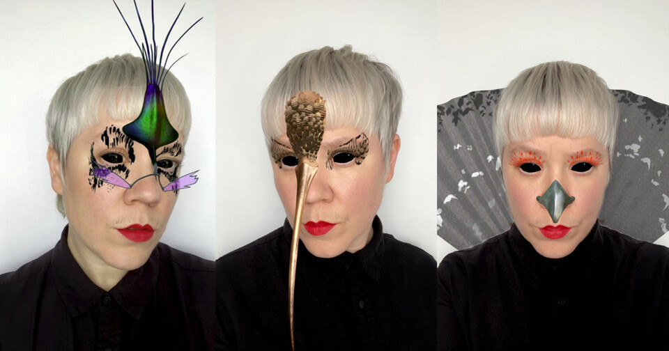 영국의 멸종위기 조류 특징을 반영한 필터가 등장했다. (사진 예술가 Hanna Tuulikki 인스타그램 게시물 캡처)/뉴스펭귄