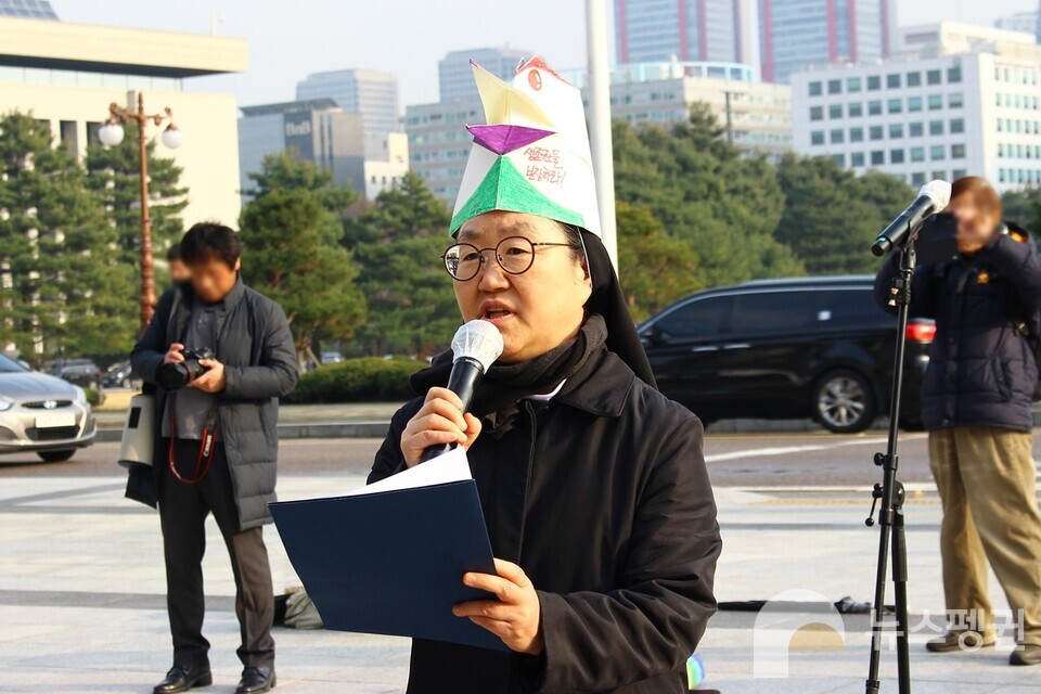 성가소비녀회 한 하상 바오로 수녀. (사진 남예진 기자)/뉴스펭귄