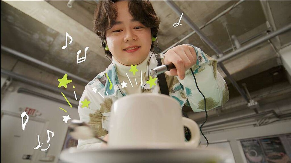 퍼커셔니스트 정솔. (사진 그린피스)/뉴스펭귄