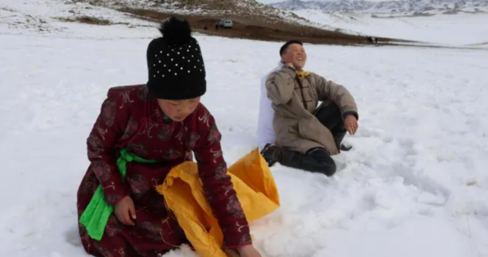 몽골 어린이들. (사진 세이브더칠드런)/뉴스펭귄