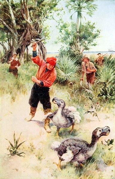 도도새를 사냥하는 선원들. (사진 Flickr-Wikimedia)/뉴스펭귄