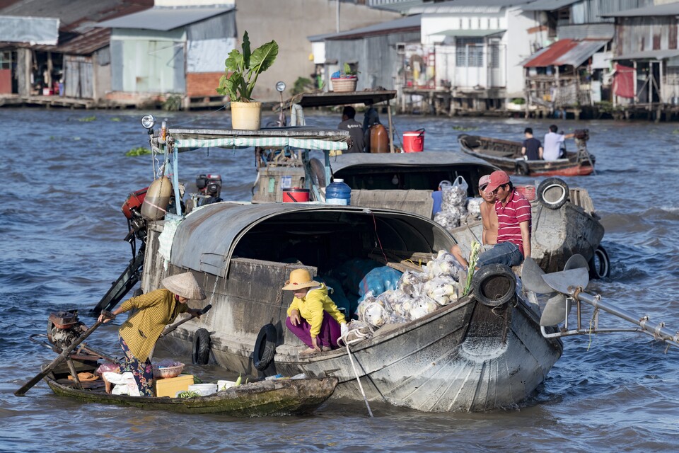 댐 건설, 모래 채취, 오염 등의 영향으로 메콩강의 어류 5마리 중 1마리 이상이 멸종 위기에 처해 있다. (사진 클립아트코리아)/뉴스펭귄