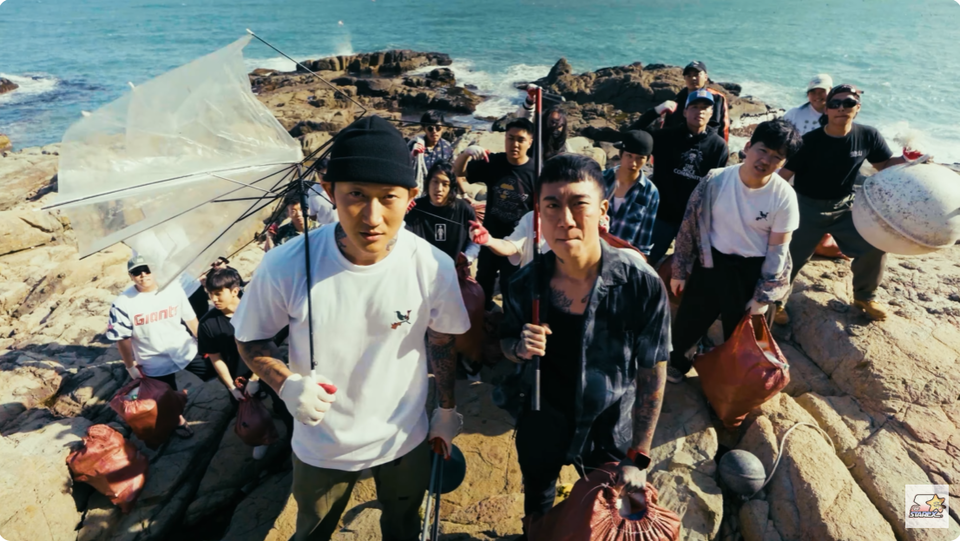 노스페이스갓 '자연보호' 뮤직비디오. (사진 노스페이스갓 공식 유튜브 캡처)/뉴스펭귄