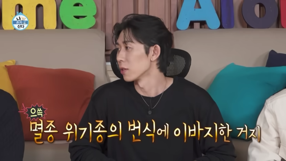 지난 9일 MBC 예능 프로그램 ‘나혼자산다’에 새끼 도마뱀이 등장했다. 해당 도마뱀을 키우는 코쿤은 '멸종위기종 번식에 이바지'했다고 말했다. (사진 MBC 나혼자산다 캡처)/뉴스펭귄