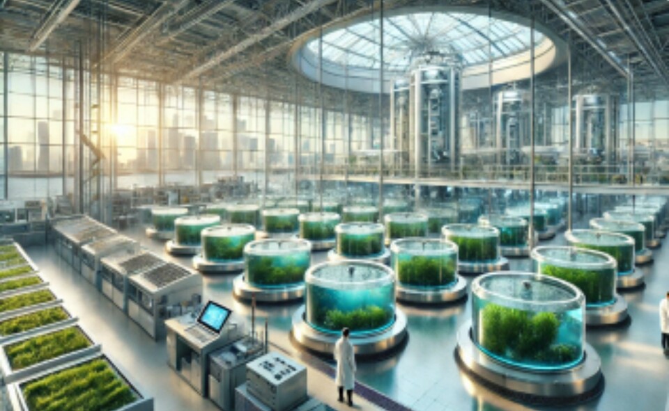 챗GPT로 구현한 ‘육상 김 R&D센터’ 조감도. (사진 풀무원)/뉴스펭귄