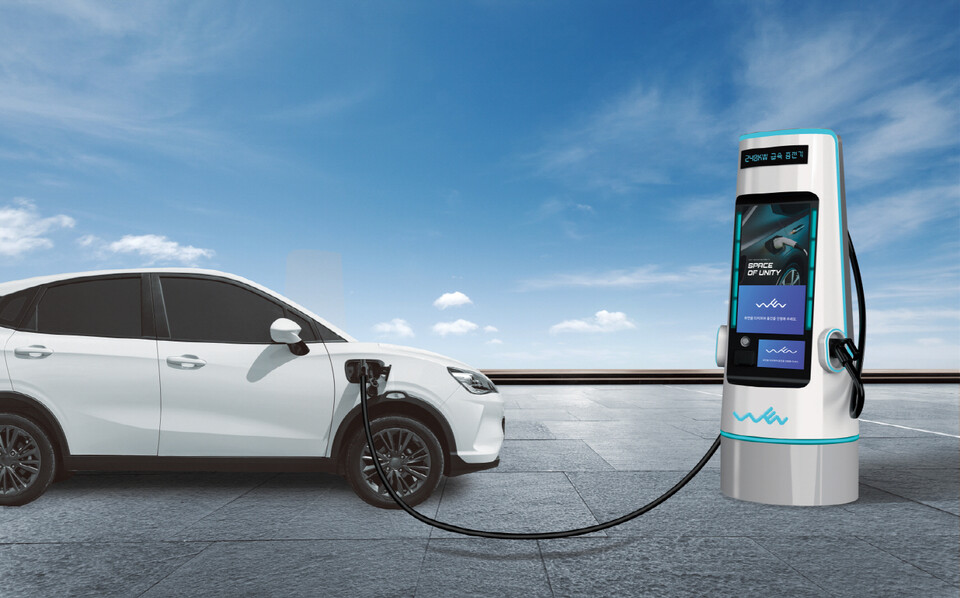 LG화학의 초고중합도 PVC가 적용된 이엘일렉트릭의 전기차 급·고속 충전용 케이블. 독자 이해를 돕기 위한 이미지 컷. (사진 LG화학)/뉴스펭귄 