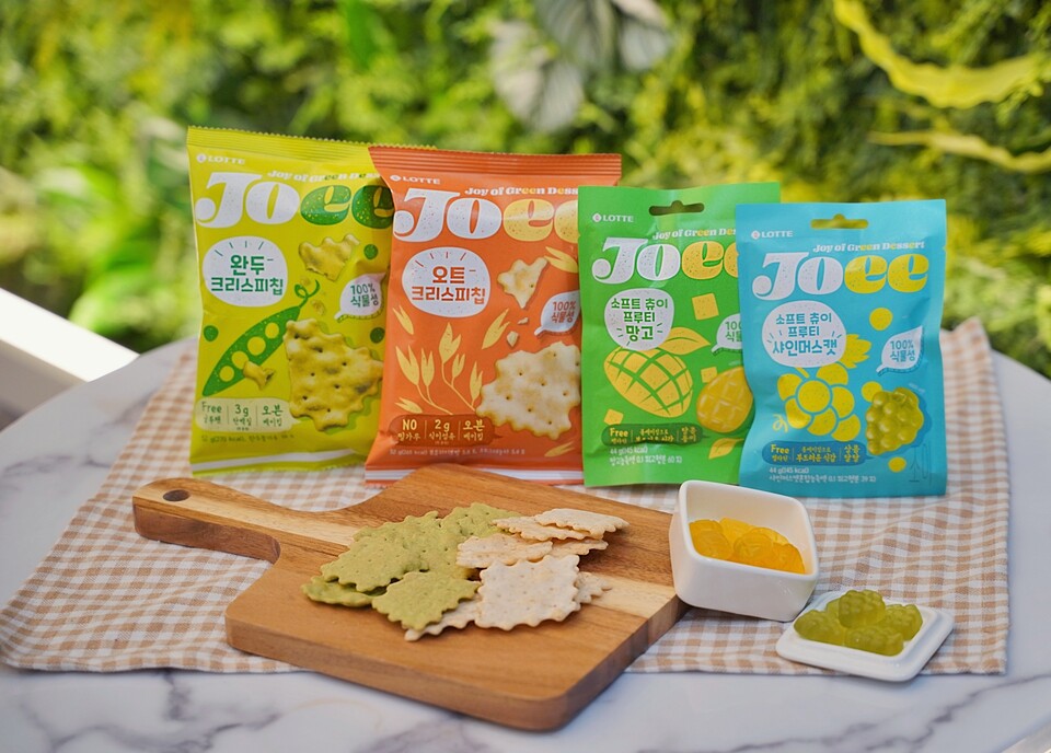 롯데웰푸드의 식물성 디저트 브랜드 ‘조이(Joee)’. (사진 롯데웰푸드)/뉴스펭귄