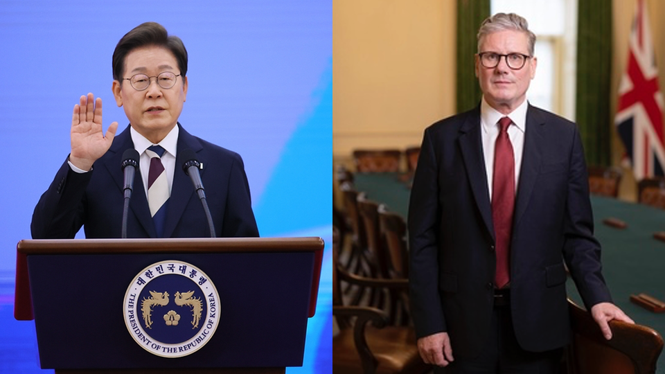 (사진 이재명 대통령 페이스북, 영국 정부 홈페이지)/뉴스펭귄