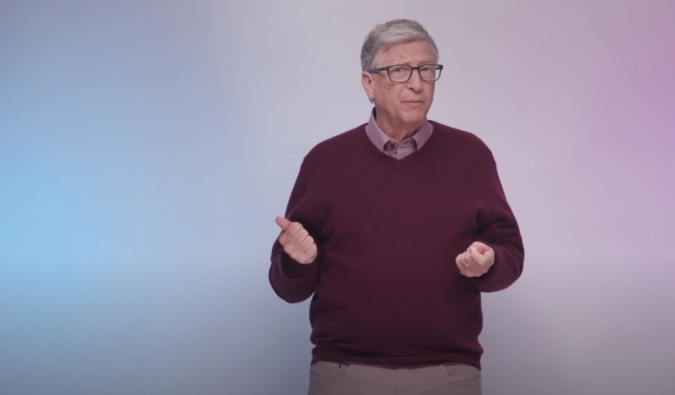 (사진 빌 게이츠 공식 유튜브, 본지DB)/뉴스펭귄