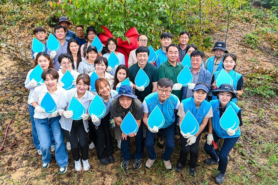 한국 코카-콜라는 경기도 여주에서 대규모 숲 가꾸기 사업을 추진하고 있다. (사진 한국 코카-콜라)/뉴스펭귄