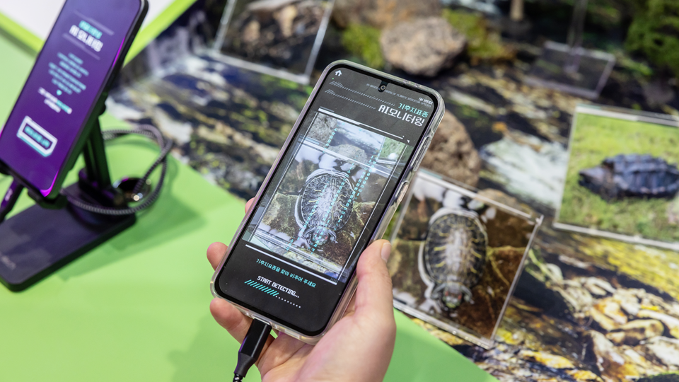 생물다양성 AI 모니터링 앱. (사진 숲과나눔, ⓒSK하이닉스)/뉴스펭귄