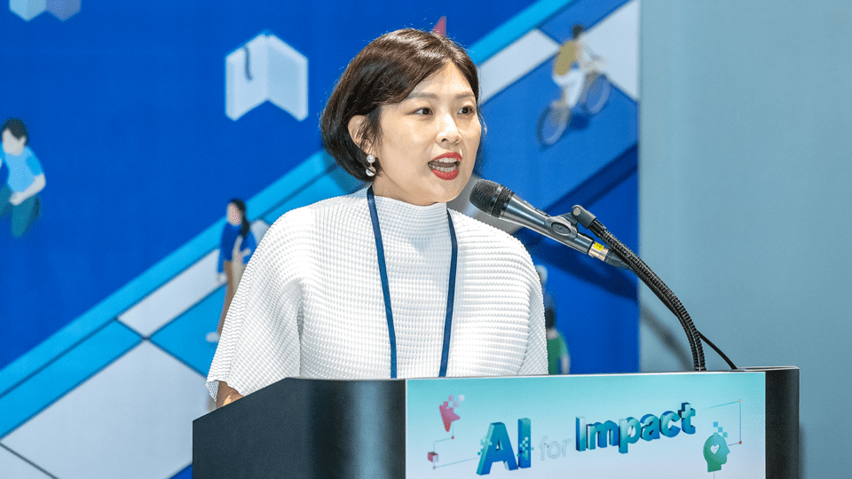 박민선 오픈도어 대표. 그는 풀씨연구회 홀로그램 팀에서 활동한다. (사진 숲과나눔, ⓒSK하이닉스)/뉴스펭귄