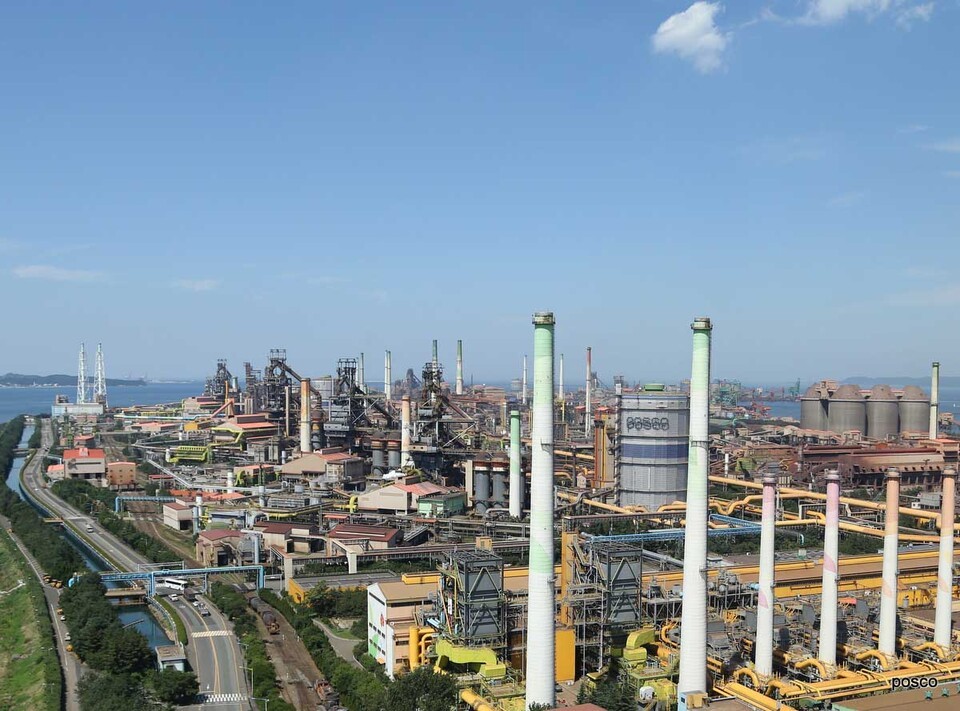 포항제철소 전경 (사진 포스코)